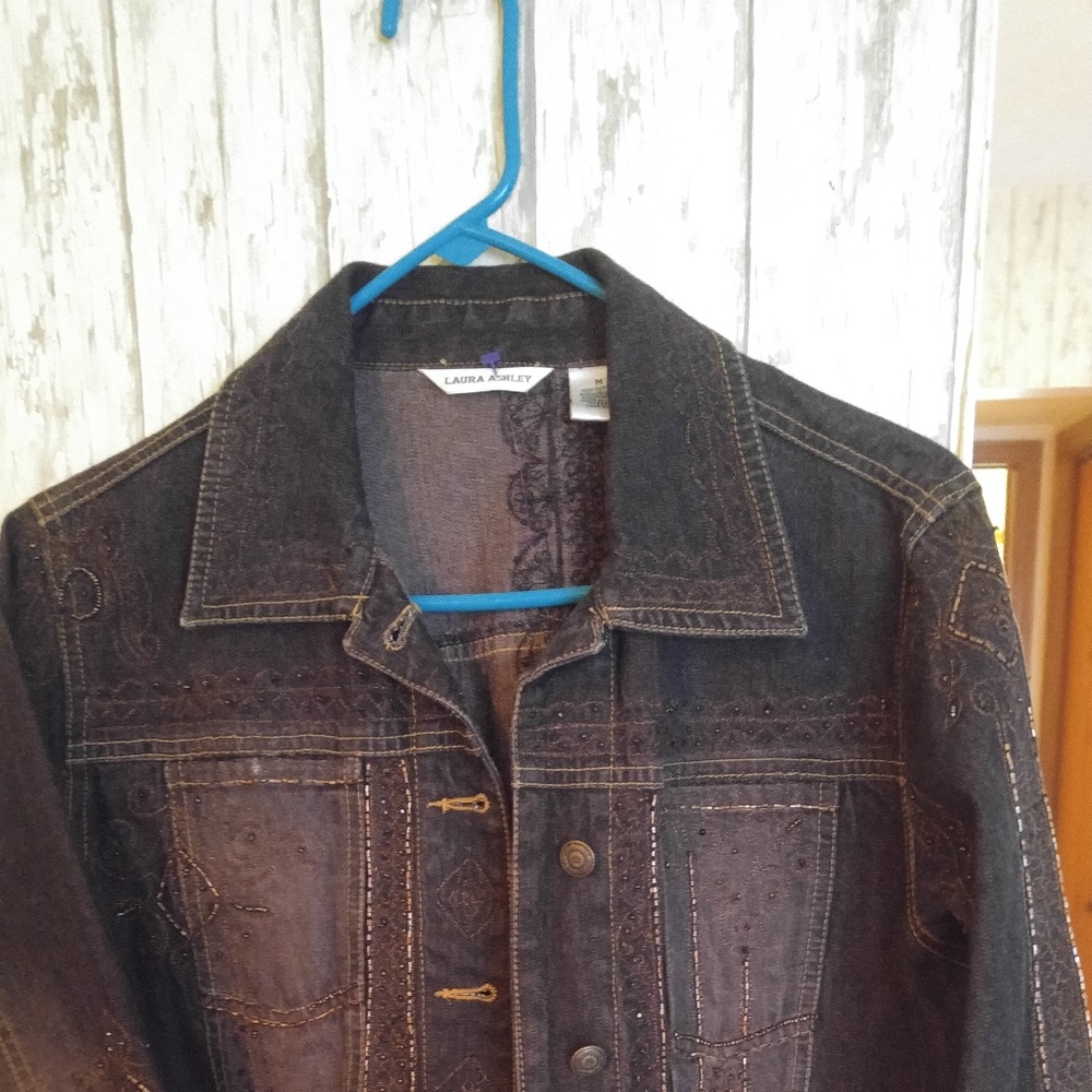 Beaded Denim Jacket